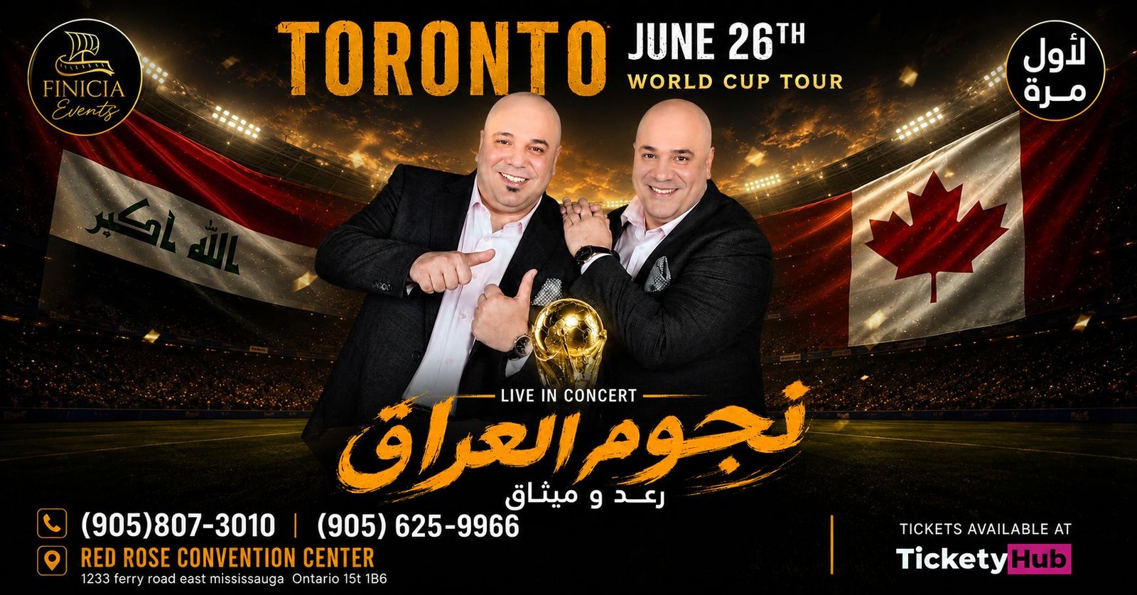 Stars of Iraq – Raad & Methaq Live in Toronto